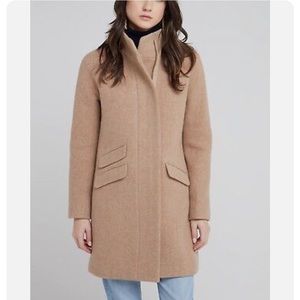 J.Crew Cocoon Italian Wool Coat in Sandstone